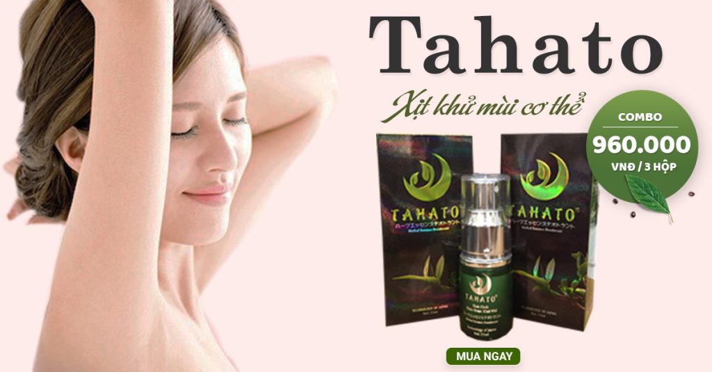 Tahato – Xịt Khử Mùi Cơ Thể