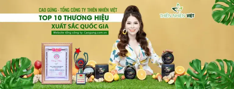 Cao Gừng - Tự Hào Thương Hiệu Việt Được Vinh Danh Trong Top 10 Thương Hiệu Uy Tín Về Chất Lượng Sản Phẩm.