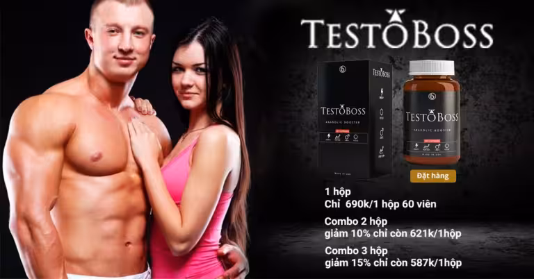 Testoboss 1 Tăng Cường Sinh Lực Thời Trai Trẻ | Thúc Đẩy QT Sản Sinh Nội Tiết Tố Tình Dục Nam - Cải Thiện Chất Lượng Tinh Trùng