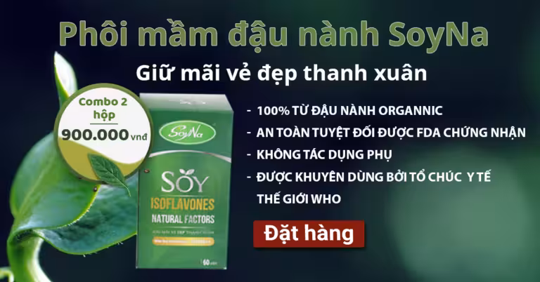 Viên Phôi Mầm Đậu Nành Soyna Giữ Mãi Vẻ Đẹp Thanh Xuân 1 tác dụng tuyệt vời đối với phái đẹp