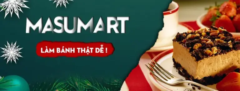 Masumart 1 Nơi Cung Cấp Nguyên Liệu Làm Bánh Và Pha Chế Đặc Biệt Nguyên Liệu Được Chia Nhỏ Dễ Mua, Dễ Dùng Cho Người Mới Tập Làm Cũng Như Những Người Thích Làm Bánh Hay Đồ Uống Cho Người Thân.