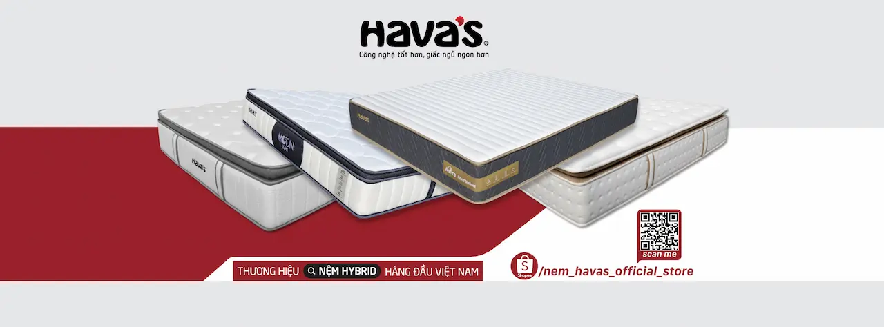 Nệm Havas Chuyên Cung Cấp Các Loại Nệm Cao Su, Lò Xo, Pu Foam, Sản Phẩm Cushion Và Chuyên Cung Cấp Các Loại Nguyên Liệu Pu Foam Cho Các Nhà Máy Nệm, Nhà Máy Sản Xuất Nội Thất Số 1 Việt Nam.