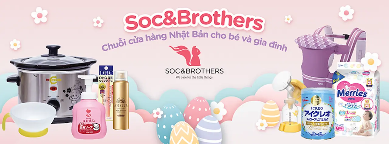 [SocBrothers] SnB - Chuỗi cửa hàng Nhật Bản cho bé và gia đình là số 1 Nhà phân phối độc quyền tã giấy Merries, nhà phân phối sữa Glico