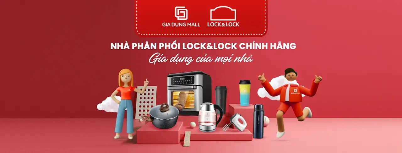 Gia Dụng Mall 1 Thương Hiệu Gia Dụng Nhà Bếp Như Nồi Chiên Không Dầu, Ấm Siêu Tốc,nồi Cơm, Máy Xay Thịt, Bàn Ủi, Máy Vắt Cam, Máy Làm Tỏi Đen, Bộ Hộp Cơm Giữ Nhiệt, Bình Giữ Nhiệt, Ly Giữ Nhiệt Từ Thương Hiệu Lock&lock