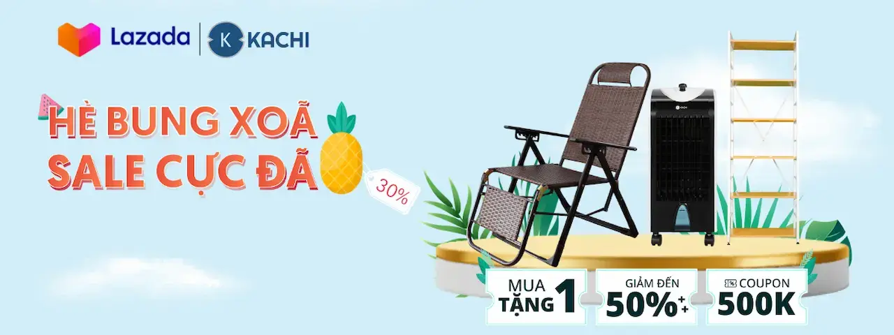 Kachi là thương hiệu Việt Nam ra đời 2017 đặt gia công lắp ráp tại Trung Quốc, Hàn Quốc hiện có mặt tại hầu khắp các hệ thống Siêu thị, Điện máy, trang thương mại điện tử uy tín như Điện Máy Xanh, Coopmart, Tiki ... trên toàn quốc