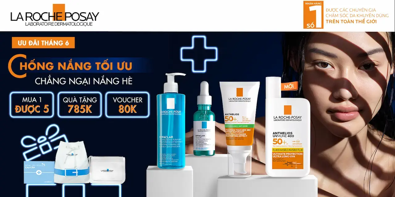 Mỹ Phẩm La Roche-Posay Chính Hãng Là 1 Thương Hiệu Dược Mỹ Phẩm Hàng Đầu Của Pháp Về Các Sản Phẩm Chăm Sóc Chuyên Sâu Cho Da Dầu, Da Mụn, Da Cực Kỳ Nhạy Cảm Và Hỗ Trợ Điều Trị Các Bệnh Lý Về Da.