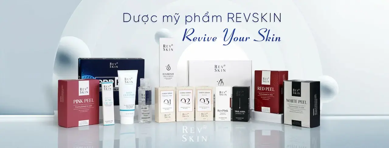 Revskin Thương Hiệu Dược Mỹ Phẩm Chuyên Nghiệp Hàng Đầu Việt Nam Đã Được Chứng Thực Với Hơn 19.000 Khách Hàng Tại Phòng Khám Da Liễu Doctor Laser Trong 5 Năm Qua.