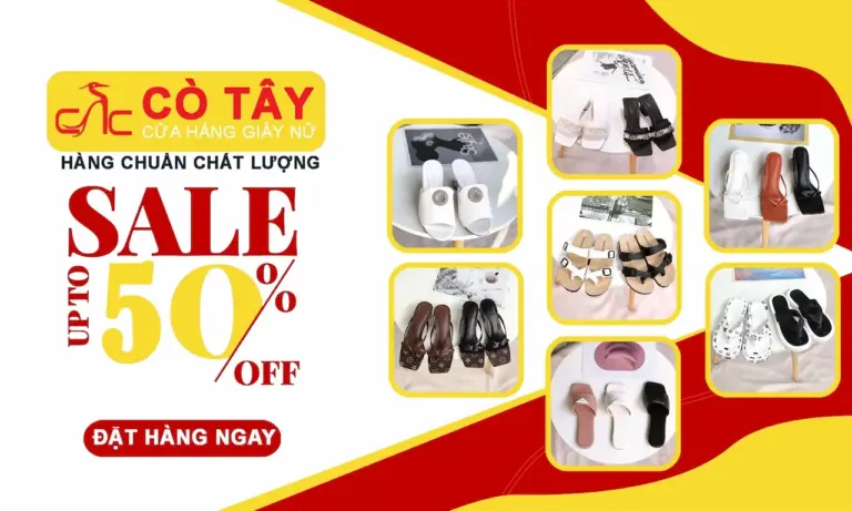 Giày Cò Tây 1 Shop Chuyên Sỉ, Lẻ Các Mặt Hàng Giầy, Dép Thời Trang Được Phát Mã Giảm Giá Đặc Biệt Trên Các Sàn Tmdt Của Cò Tây Collection
