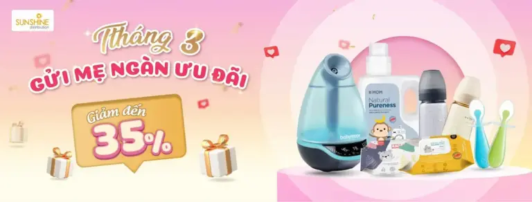 Phân Phối Ánh Dương Gửi Mẹ Các Sản Phẩm Được Ưu Đãi Để Giáng Sinh Thêm Trọn Vẹn: 𝐒𝐚𝐥𝐞 𝐎𝐅𝐅 3𝟎% - 𝐐𝐮𝐚̀ 𝐓𝐚̣̆𝐧𝐠 Với 8 Nhãn Hàng Nổi Tiếng Và Được Tin Dùng Trên Thế Giới (Nuk, Munchkin, Richell, Comotomo, Mother-k, K-mom, Babymoov)