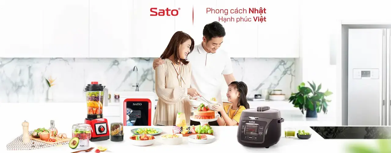 Sato 1 Thương Hiệu Đồ Gia Dụng Hàng Đầu Tại Việt Nam Các Sản Phẩm Chủ Đạo: Đồ Gia Dụng - Điện Gia Dụng, Máy Lọc Nước Ro.