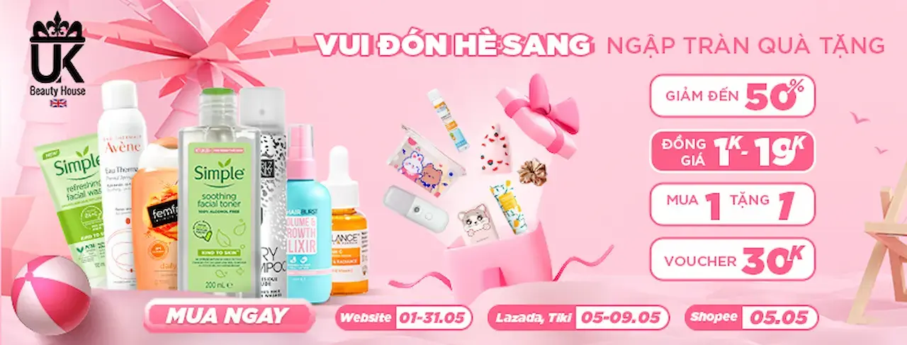 Ukbeautyhouse Chuyên Cung Cấp Sản Phẩm Làm Đẹp Và Sức Khỏe Đến Từ Anh Quốc Tổng Hợp Hơn 200.000 Sản Phẩm Đa Dạng Hàng Hóa Phong Phú Đa Dạng Gồm Dưỡng Da, Trang Điểm, Chăm Sóc Body, Tóc, Kem Chống Nắng