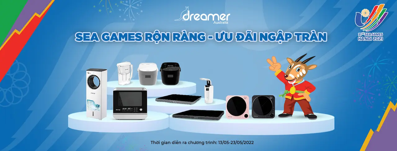 Dreamer 1 Nhà Phân Phối Sản Phẩm Điện Gia Dụng Cho Khu Vực Đông Nam Á (Châu Á) Sản Phẩm Được Áp Dụng Thiết Kế – Công Nghệ Của Úc Và Trên Thế Giới Sau Đó Điều Chỉnh Phù Hợp Với Nhu Cầu