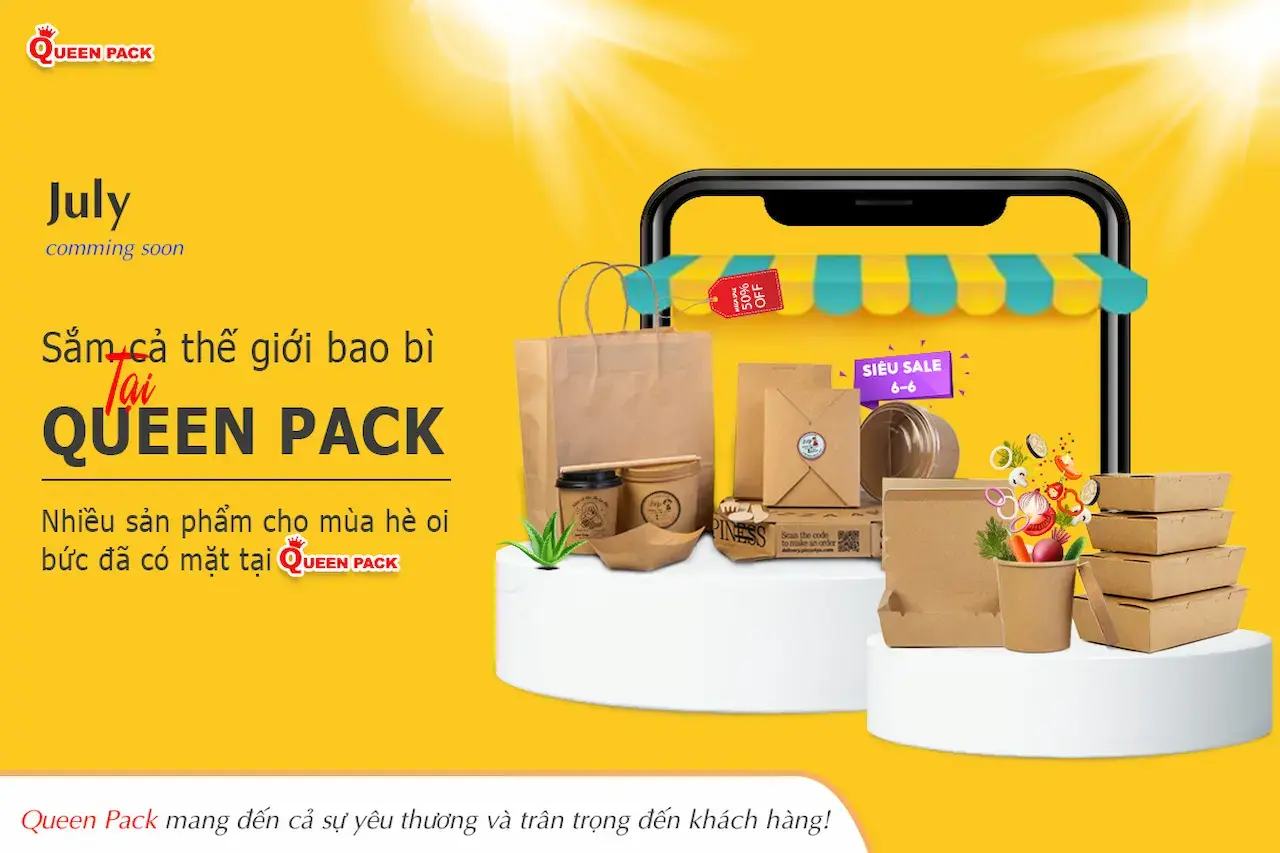 Hộp giấy QueenPack Là 1 Đơn Vị Tiên Phong Mang Tô Giấy Kraft Về Việt Nam, Sở Hữu Xưởng Sản Xuất Trực Tiếp Với Thiết Bị Hiện Đại.