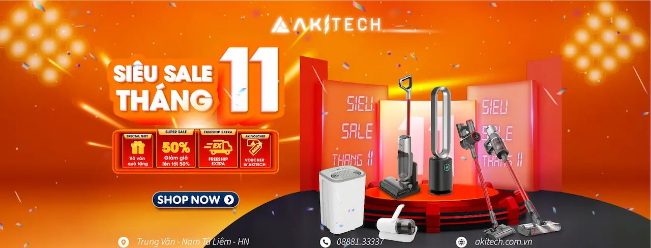 Akitech Với 1 Niềm Đam Mê Mãnh Liệt Và Được Thúc Đẩy Bởi Sự Đổi Mới Trong Lĩnh Vực Điện Tử Gia Dụng Thông Minh.