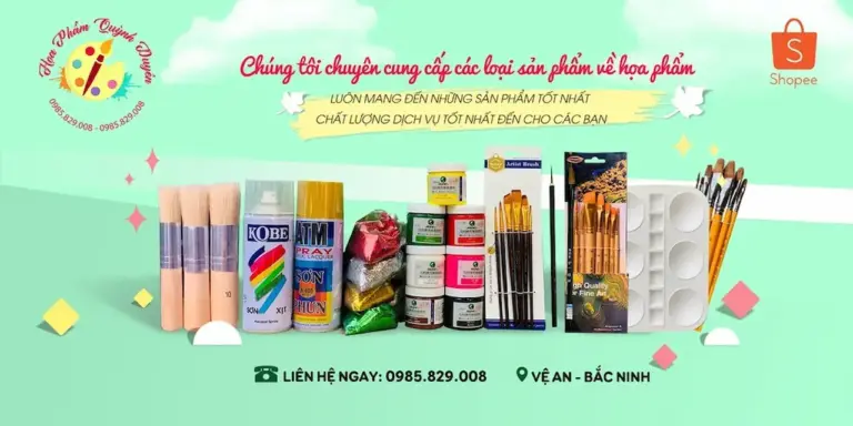 Hoạ Phẩm Quỳnh Duyên Chuyên 3d, Đầu Ngựa Maries Và Các Hoạ Cụ Giá Mềm