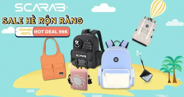 Scarab 1 Shop Cửa Hàng Balo, Túi, Ví,.. Sản Phẩm Được Thiết Kế Và Sản Xuất Bởi Scarab.