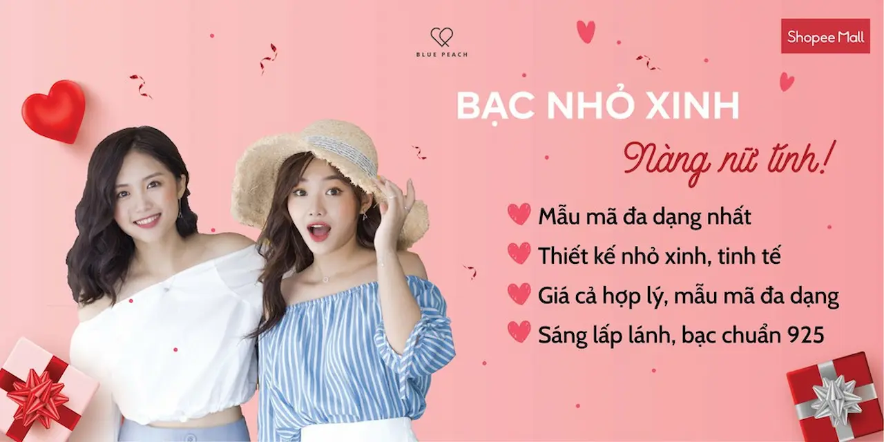 Blue Peach Nơi Mua Trang Sức Bạc Chuẩn 925 Với Thiết Kế Nhỏ Xinh, Tinh Tế Và Gần Gũi Blue Peach Chính Hãng