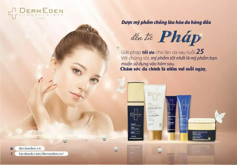 Dermeden Là 1 Thương Hiệu Dược Mỹ Phẩm Đầu Tiên Chuyên Về Lão Hóa Da Do Ánh Nắng Được Nghiên Cứu Bởi Bác Sĩ Da Liễu Người Pháp Dr.bachot