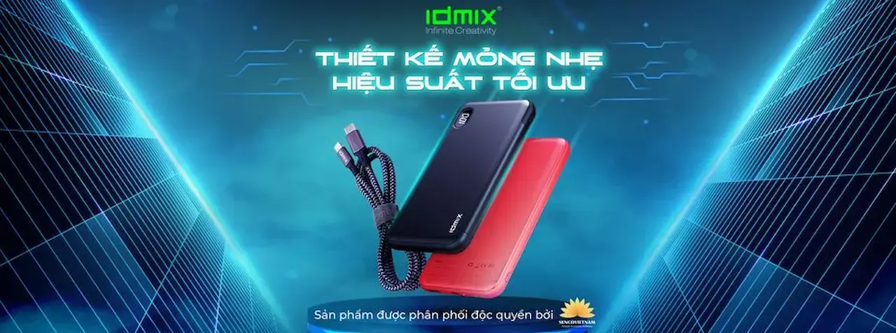 Idmix Là 1 Trong Những Nhà Sản Xuất Thiết Bị Phụ Kiện Uy Tín Hàng Đầu Thế Giới Cho Pin Dự Phòng , Cáp Sạc Điện Thoại