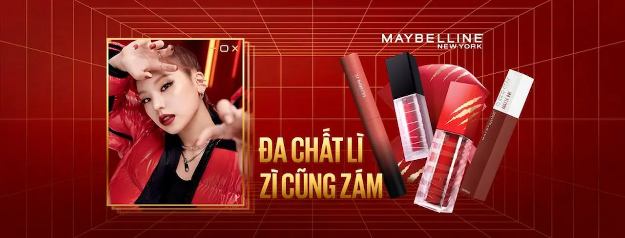 Maybelline New York Là Thương Hiệu Trang Điểm Số 1 Thế Giới, Maybelline New York Chính Thức Có Mặt Tại Việt Nam Từ Năm 2007 Và Nhanh Chóng Trở Thành Thương Hiệu Trang Điểm Hàng Đầu Ở Các Dòng Sản Phẩm Mascara, Kem Nền, Son Kem Lì...