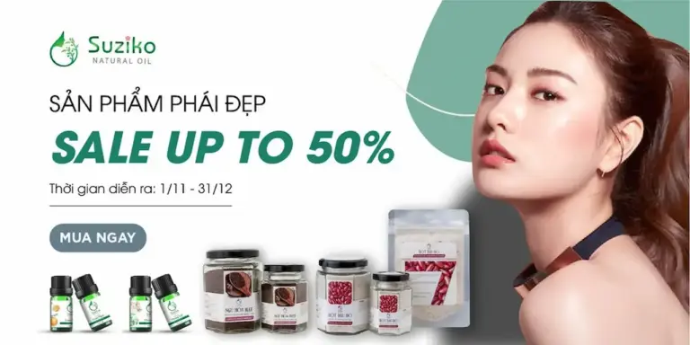 Suziko Natural Cosmetics Chuyên Sản Xuất Và Phân Phối Mỹ Phẩm Tự Nhiên 100% Hữu Cơ Từ Thiên Nhiên Như Bột Trà Xanh, Đậu Bỏ, Cám Gạo, Lô Hội....