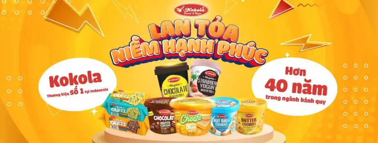 Kokola Bánh Quy Nhập Khẩu 100% Indonesia Mua ngay tại siêu thị MM Mega Market