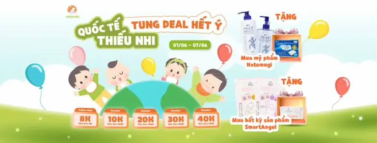 Nobinobi Website 1 Cửa hàng đồ cho bé Nhật Bản, nơi mang đến những sản phẩm chất lượng cao dành cho bé được sản xuất tại Nhật Bản.