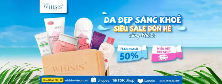 Whisis Việt Nam tự hào là nhà phân phối độc quyền số 1 của thương hiệu Whisis tại Hàn Quốc với sứ mệnh đem đến cho phái đẹp những sản phẩm tốt nhất, hợp thời để nâng niu và trẻ hóa làn da mình.