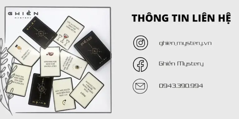 Ghienmystery Để bỏ túi bí quyết cực đỉnh cho mọi cuộc vui, hãy inb ngay để Ghiền tư vấn nhé Chơi 1 là Ghiền, không Ghiền hoàn tiền