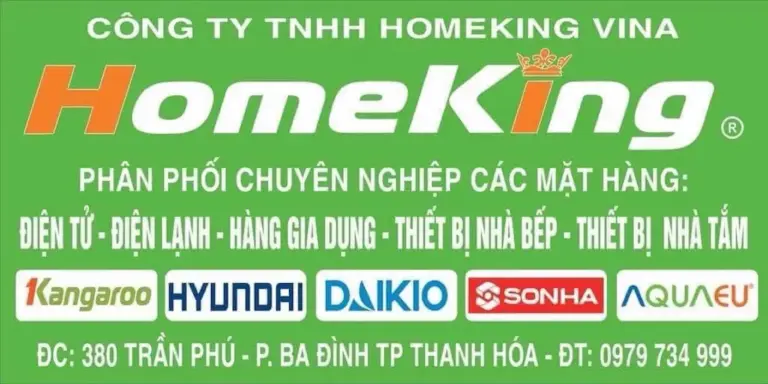 Homeking Chuyên PP điện tử, điện lạnh, điện gia dụng, thiết bị bếp số 1 tại Thanh Hoá. Hotline: 0977.388.019