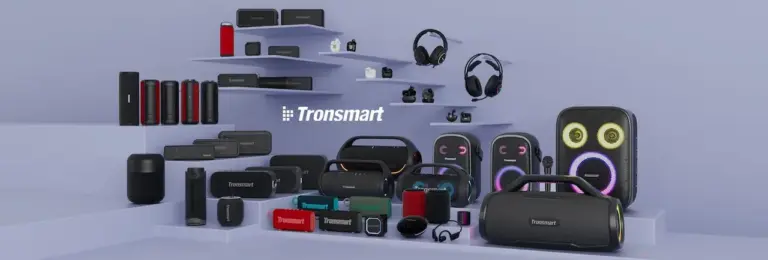Tronsmart 1 thiết bị âm thanh di động như loa bluetooth cao cấp chống nước, Sạc cáp cao cấp, Pin dự phòng tương thích Apple MFI, Q