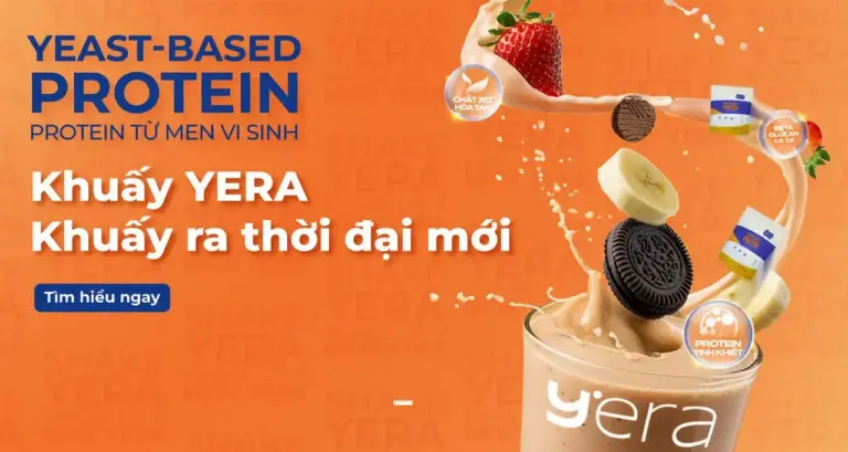 Yeastera với 1 sản phẩm YERA cung ứng cho chuỗi thực phẩm toàn cầu một nguồn dinh dưỡng thuần khiết với chất lượng hàng đầu