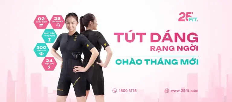 25 FIT 2.0 25fit Ứng dụng đặt lịch tập và theo dõi sức khỏe của Hệ thống phòng tập công nghệ EMS Training đầu tiên và chuyên nghiệp nhất Việt Nam.