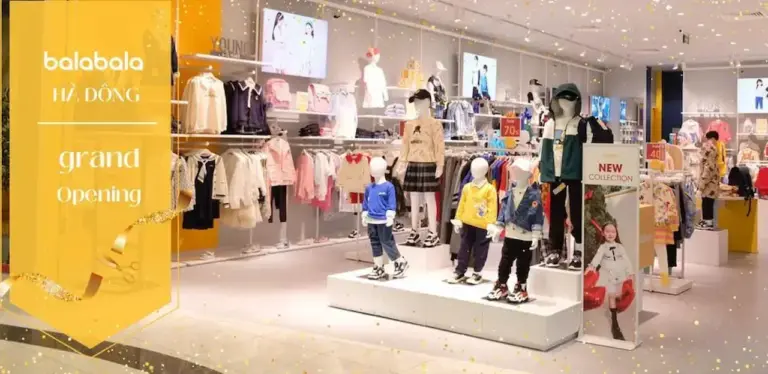 Balabala Thương Hiệu Thời Trang Trẻ Em Cao Cấp Hàng Đầu Châu Á, Được Thành Lập Năm 2002 Với Hơn 4550 Cửa Hàng Ở Nhiều Quốc Gia Trên Thế Giới.