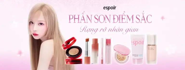 Espoirvn 1 Chống nắng mạnh mẽ, hiệu chỉnh thông minh, nâng tông tự nhiên, kháng nước tối ưu, mịn đẹp cả ngày