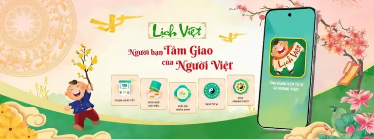 Lịch Việt lichviet 1 Ứng dụng xem ngày tốt, tử vi, phong thủy, tra cứu lịch âm dương phổ biến nhất