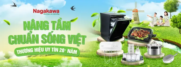 Nagakawashoponline Nagakawa Shop là 1 trang bán hàng trực tuyến chính thức của Tập Đoàn Nagakawa Thiết bị nhà bếp cao cấp