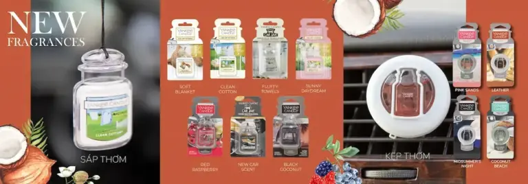 Nến Thơm Yankee Candle 1 Shop Chính Hãng Gồm Có Nến Thơm, Nến Trang Trí, Đèn Đốt Nến, Sản Phẩm Thơm Xe Trong Nhà Hàng, Khách Sạn, Văn Phòng, Gia Đình....
