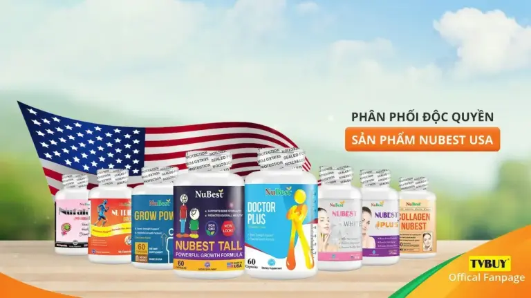 Tvbuy Nhà Phân Phối Độc Quyền Các Dòng Tpbvsk Của Tập Đoàn Nubest - Thương Hiệu Chuyên Phân Phối Các Dòng Tpbvsk Chất Lượng Tại Hoa Kỳ, Được Ưa Chuộng Tại Hơn 118 Quốc Gia Ở 4 Châu Lục Trên Thế Giới.