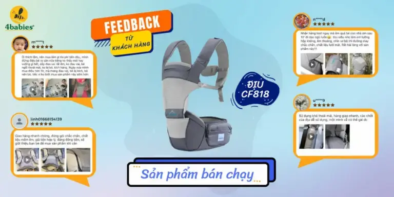 Comfybaby 100% an toàn cho bé, không gây đau, tổn thương tới bé yêu ngay cả khi mẹ đưa máy trúng da bé.