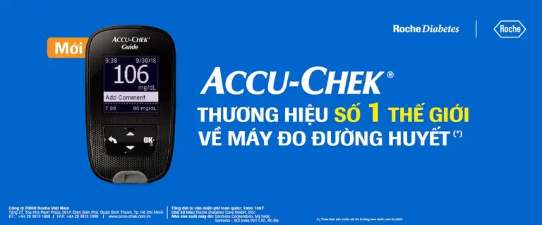 Accu-Chek 1 Thương hiệu máy đo đường huyết đến từ Đức nhập khẩu bởi công ty TNHH Roche Việt Nam