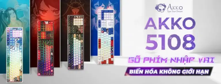 Số lượng quà tặng có 1 hạn Ghé ngay đại lý AKKO gần nhất để rinh trọn ưu đãi siêu mê này nhé!