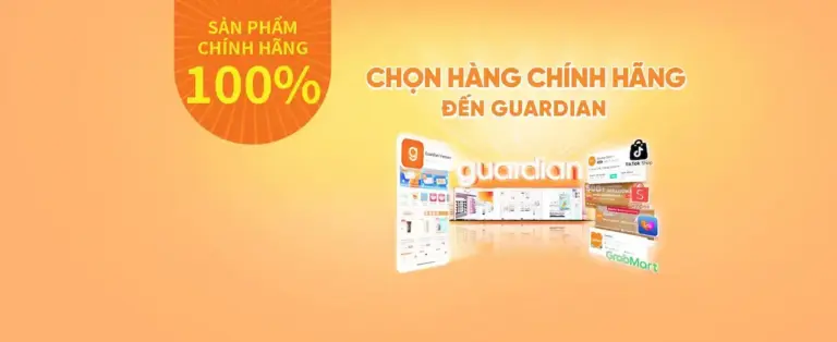 Guardian 1 Nhà bán lẻ sản phẩm chăm sóc sức khoẻ và sắc đẹp hàng đầu Châu Á với trải nghiệm mua sắm hợp kênh tiện lợi, sản phẩm chất lượng, dịch vụ đáng tin cậy, mang đến cho bạn những giá trị thiết thực và bền vững mỗi ngày.