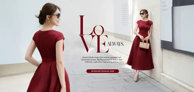 Mywaymyfashion MY WAY dành cho những người phụ nữ hiện đại, độc lập, lôi cuốn và gợi cảm, luôn trân trọng 1 phát huy sự sáng tạo vô bờ bến của thời trang