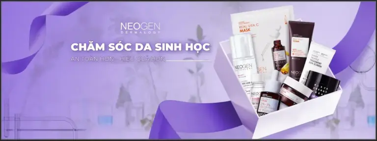 Neogen Dermalogy Việt Nam  dược mỹ phẩm sinh học đầu tiên tại Hàn Quốc 1  giải pháp tiện lợi cho từng vấn đề cụ thể trên da, cho làn da sáng khỏe, đẹp từ sâu bên trong