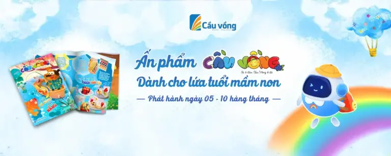 Nhasachcauvong Sản xuất nội dung và phát hành các xuất bản phẩm dưới dạng in ấn và số hóa, đồ chơi, học liệu giáo dục dành cho trẻ từ 4 – 9 tuổi