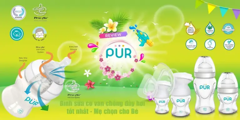 Pur Thương hiệu bình sữa cao cấp Púr sản xuất tại Thái Lan, bán rộng rãi trên 50 quốc gia, đã được Công ty Đình Bách phân phối chính thức tại VN từ 2015