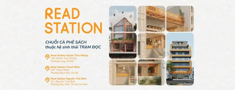 Read Station cung cấp 1 không gian sáng tạo và thoải mái, nơi mọi người có thể tìm thấy nguồn cảm hứng, kiến thức và cơ hội để phát triển bản thân